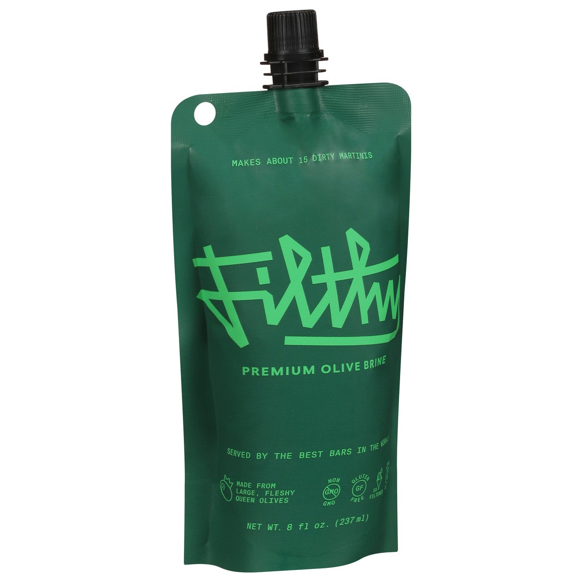 slide 5 of 9, Filthy Food Filthy Premium Olive Brine 8 fl oz, 8 fl oz