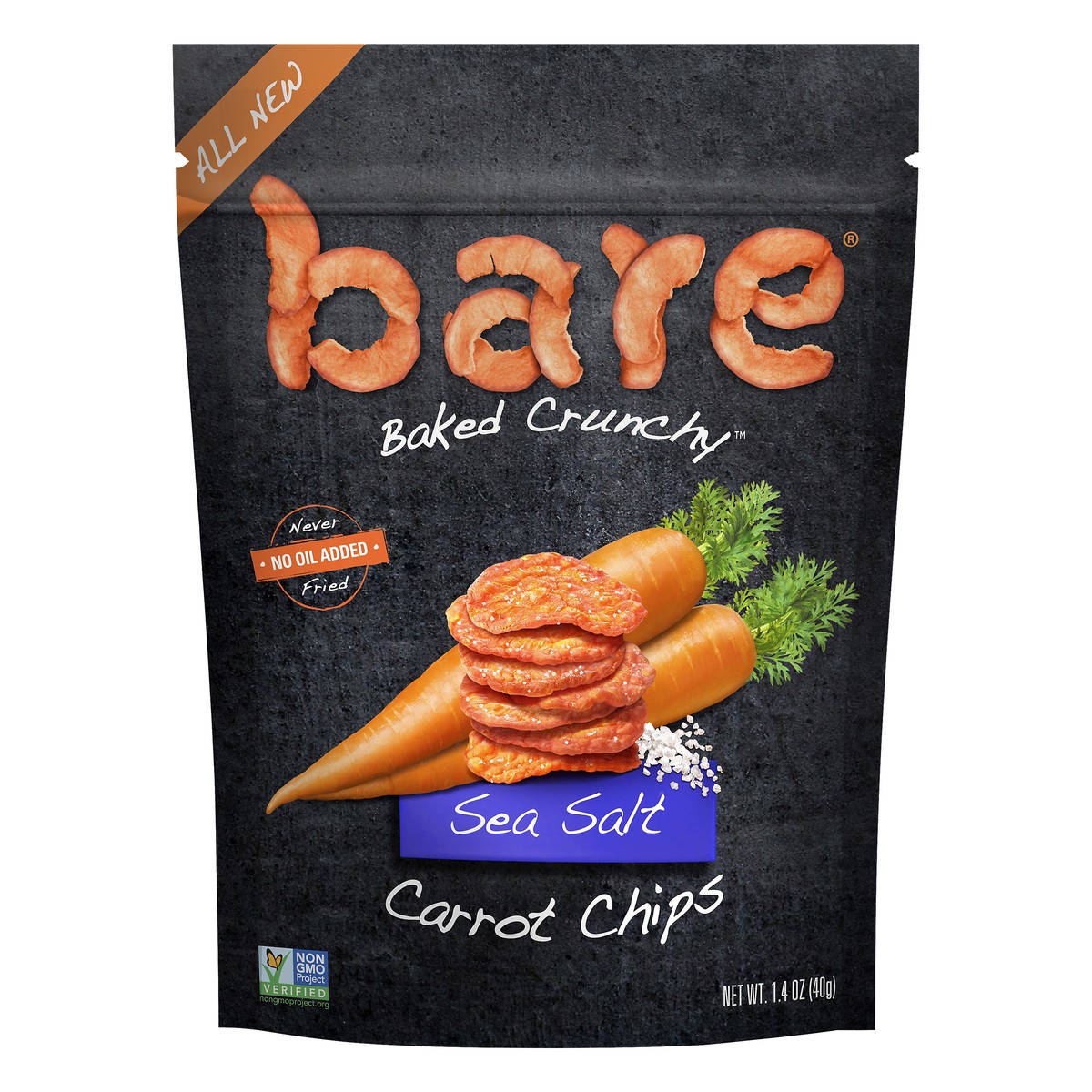 slide 1 of 6, Bare Carrot Chips, 1.4 oz