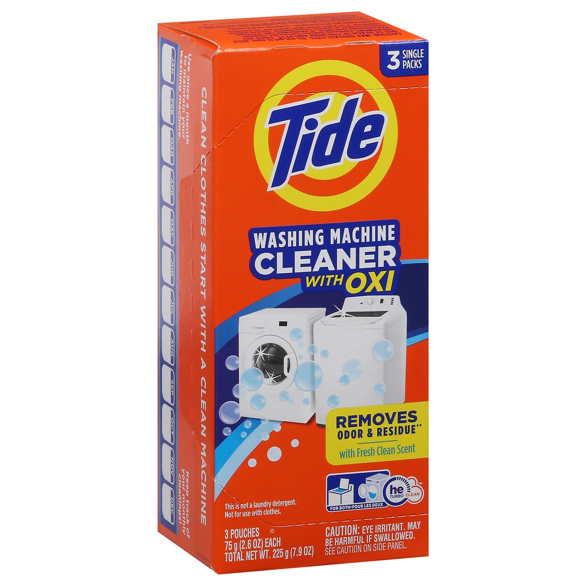 slide 8 of 9, Tide Washing Machine Cleaner with Oxi 3 Month Supply, 3 ct