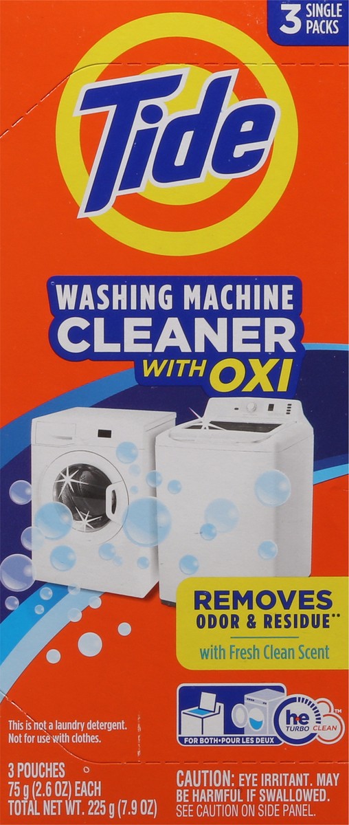 slide 9 of 9, Tide Washing Machine Cleaner with Oxi 3 Month Supply, 3 ct