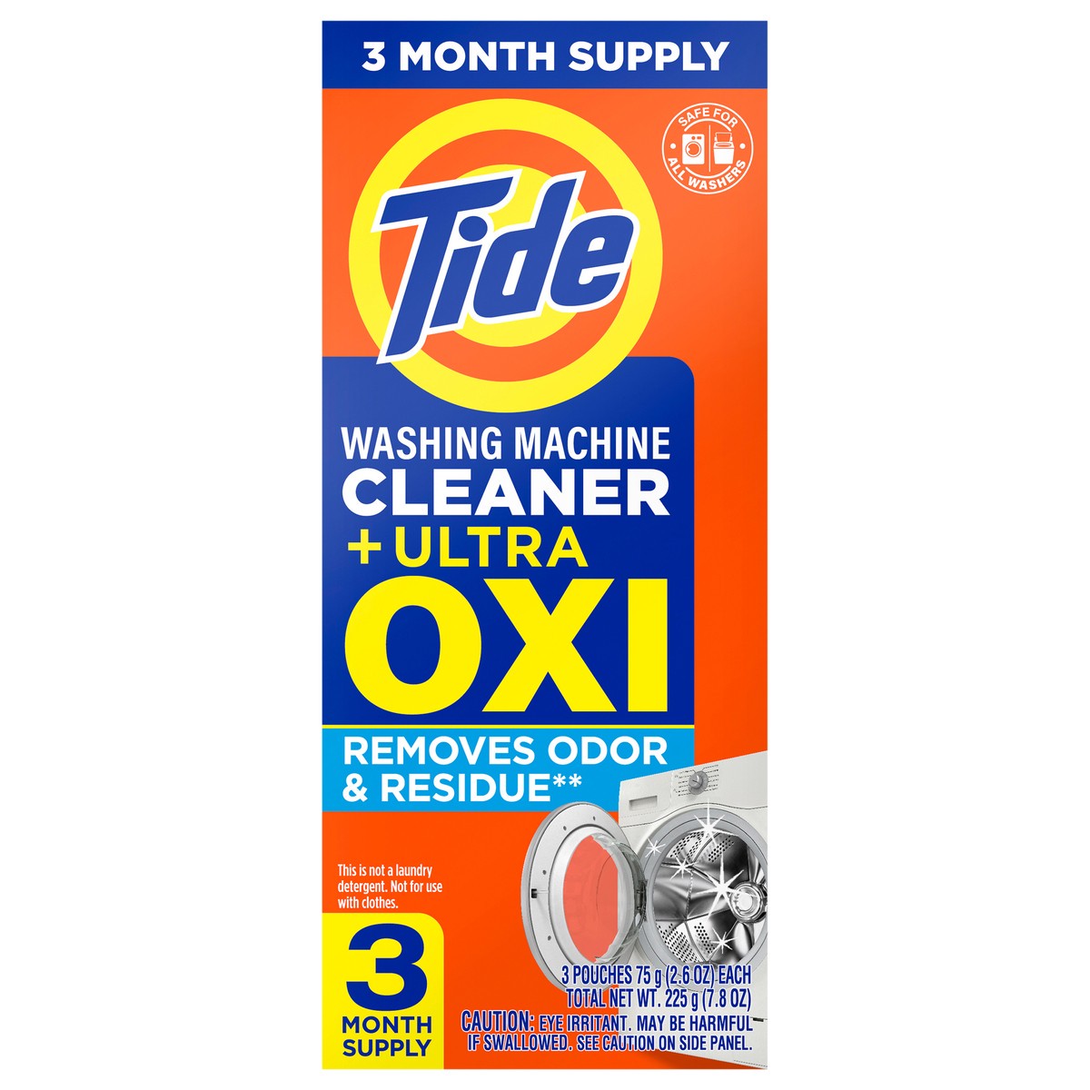 slide 1 of 9, Tide Washing Machine Cleaner with Oxi 3 Month Supply, 3 ct