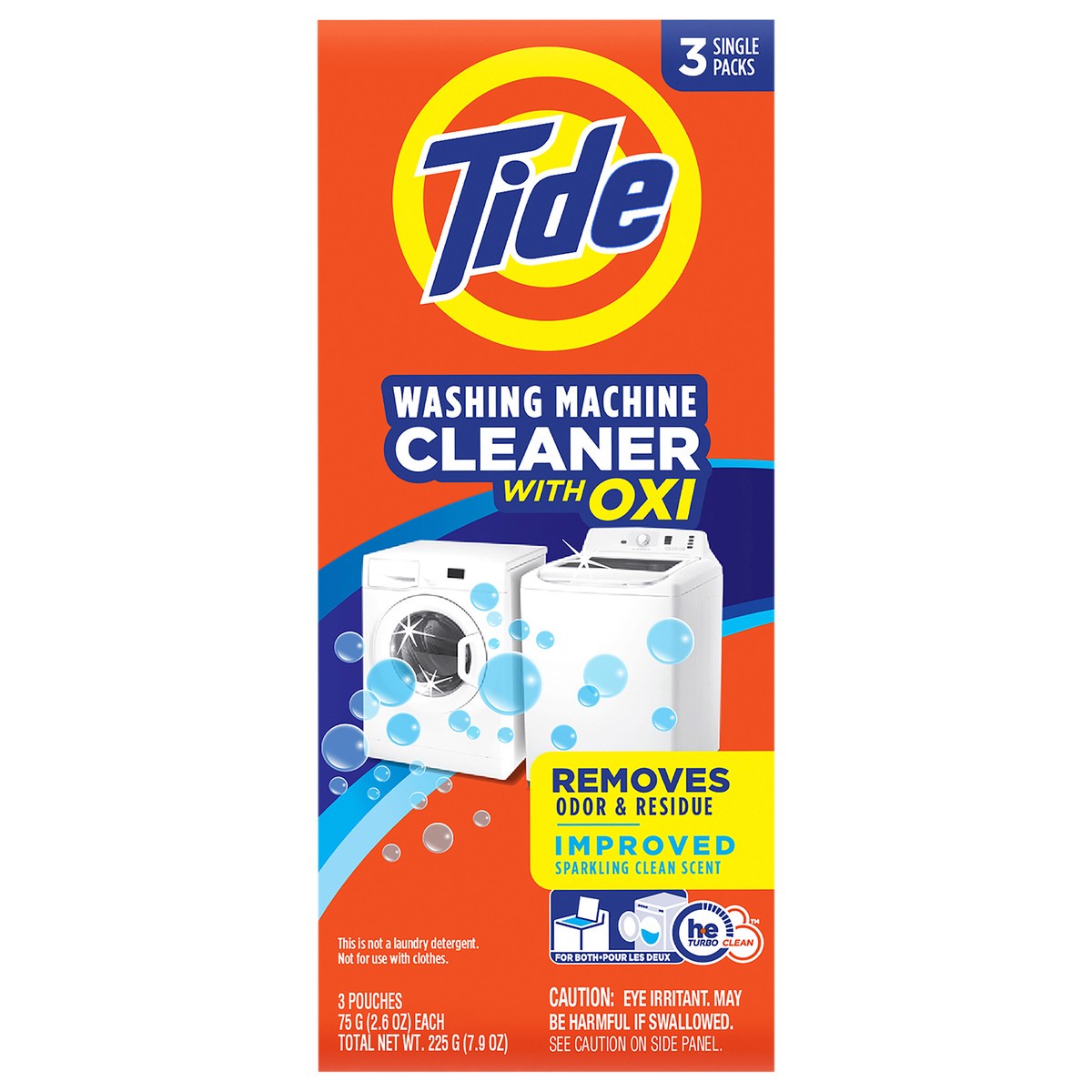 slide 1 of 9, Tide Washing Machine Cleaner with Oxi 3 Month Supply, 3 ct