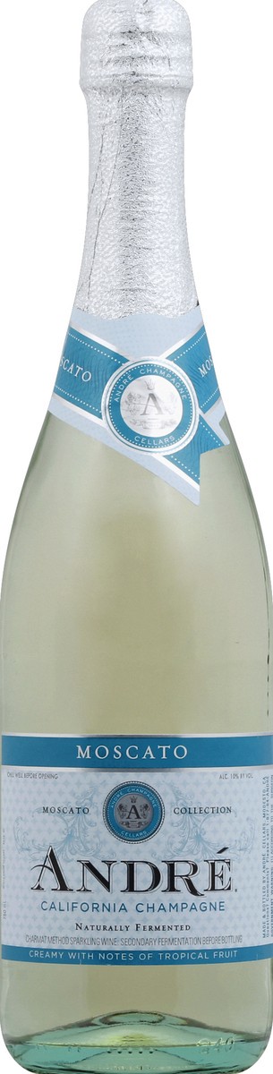 slide 3 of 6, André Sparkling Wine, 750 ml