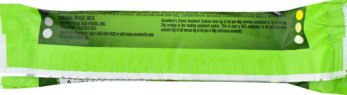 slide 8 of 8, SnackWell's Cookies, Creme Sandwich, 20.4 oz