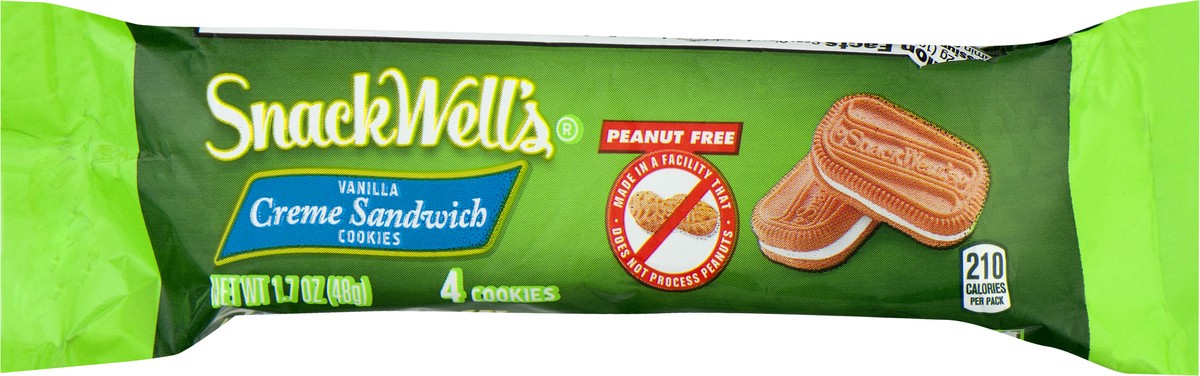 slide 1 of 8, SnackWell's Creme Sandwich Cookies 4 ea, 4 ct