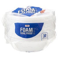 slide 25 of 29, Meijer Soak Proof Foam Bowls, 30 Count, 30 ct