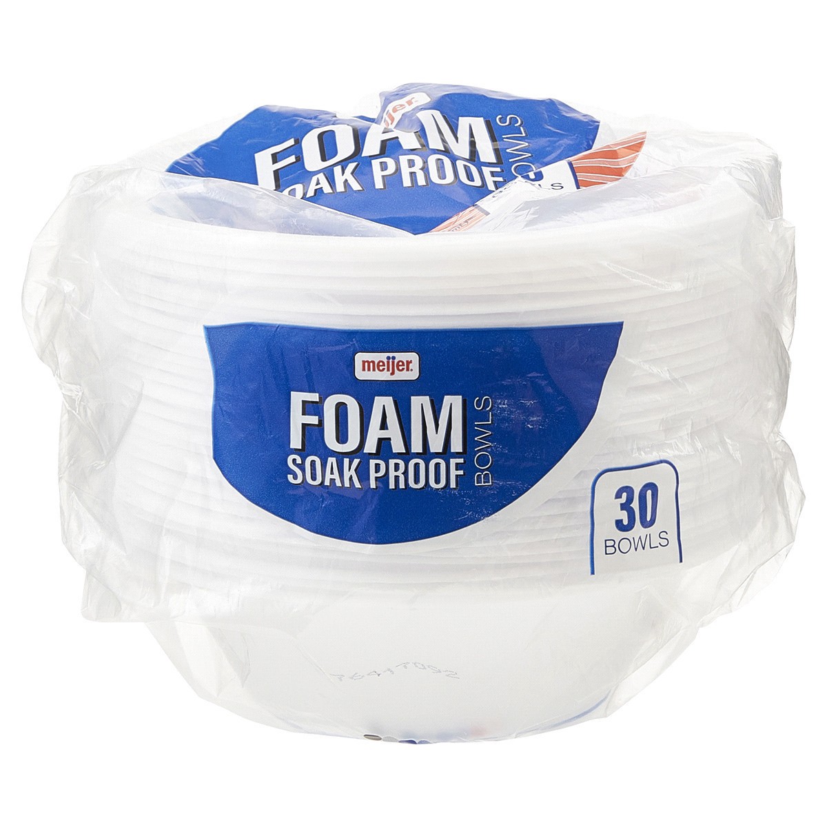 slide 5 of 29, Meijer Soak Proof Foam Bowls, 30 Count, 30 ct