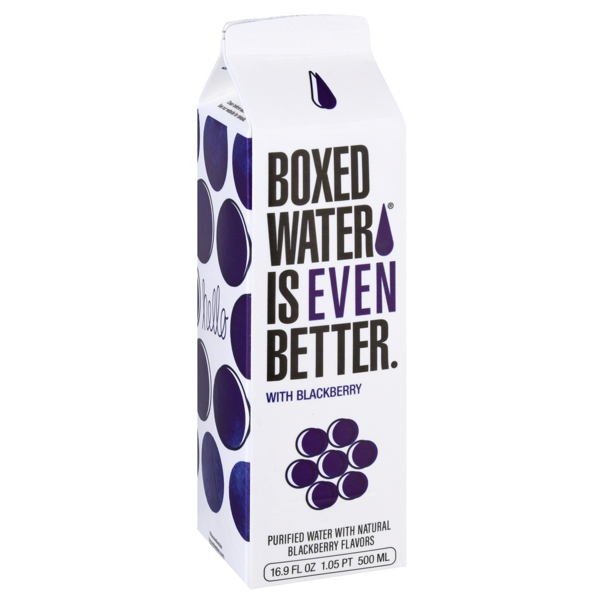 slide 8 of 13, Boxed Water is Better with Blackberry Purified Water 16.9 oz, 16.9 fl oz