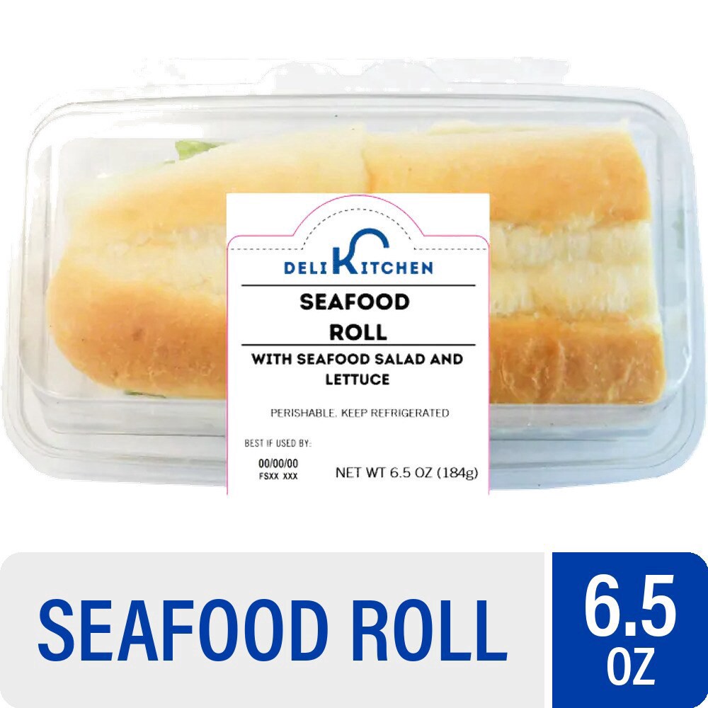 slide 1 of 1, Deli Kitchen Sea Food Roll, 5.73 oz
