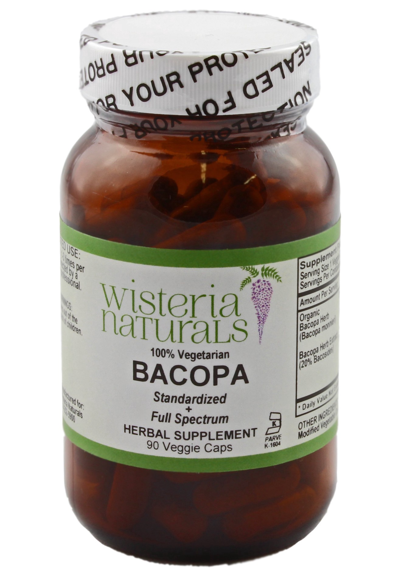 slide 1 of 1, Vitality Works Capsules Bacopa, 90 ct