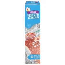 Double Zipper Gallon Freezer Bags