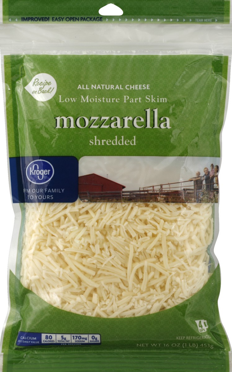 Kroger® Mozzarella Shredded Cheese, 16 oz - Kroger