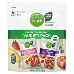 Simple Truth Mixed Fruit & Strawberry Banana Freeze Dried Fruit Variety Pack