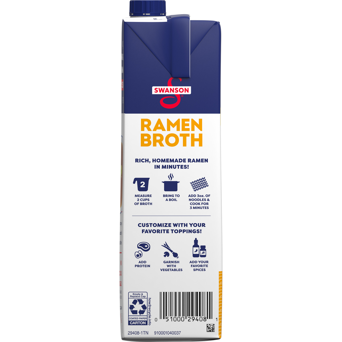slide 6 of 6, Swanson Ramen Broth, 32 oz