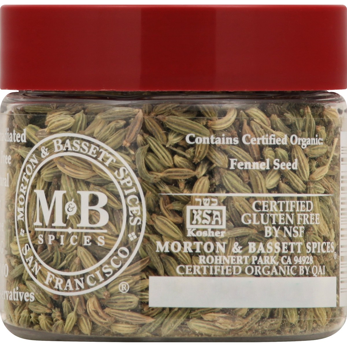 slide 7 of 8, Morton & Bassett Fennel Seed 0.7 oz, 70 oz