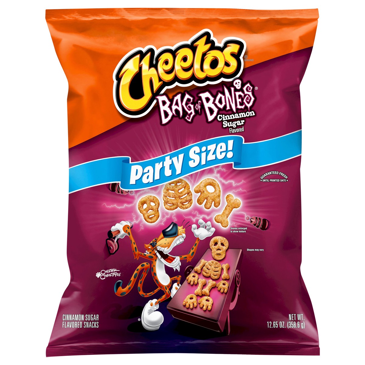 slide 2 of 2, Frito-Lay Cheetos Bag Of Bones Cinnamon Sugar Flavored Snacks, 12.65 oz
