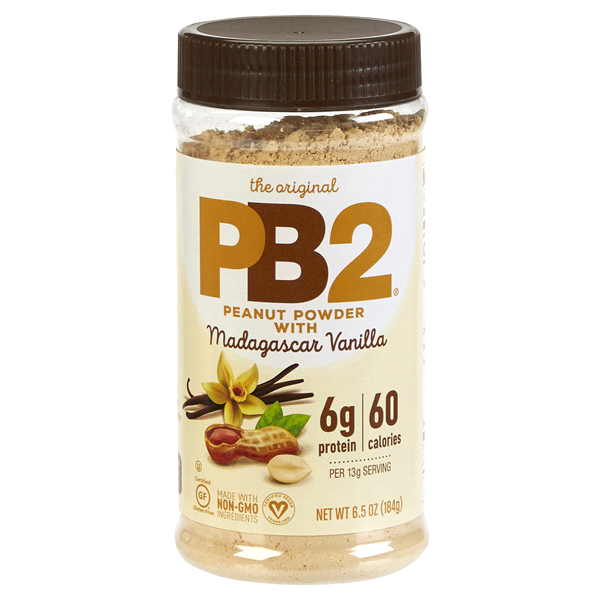slide 1 of 1, PB2 Powder Peanut Butter with Madagascar Vanilla, 6.5 oz