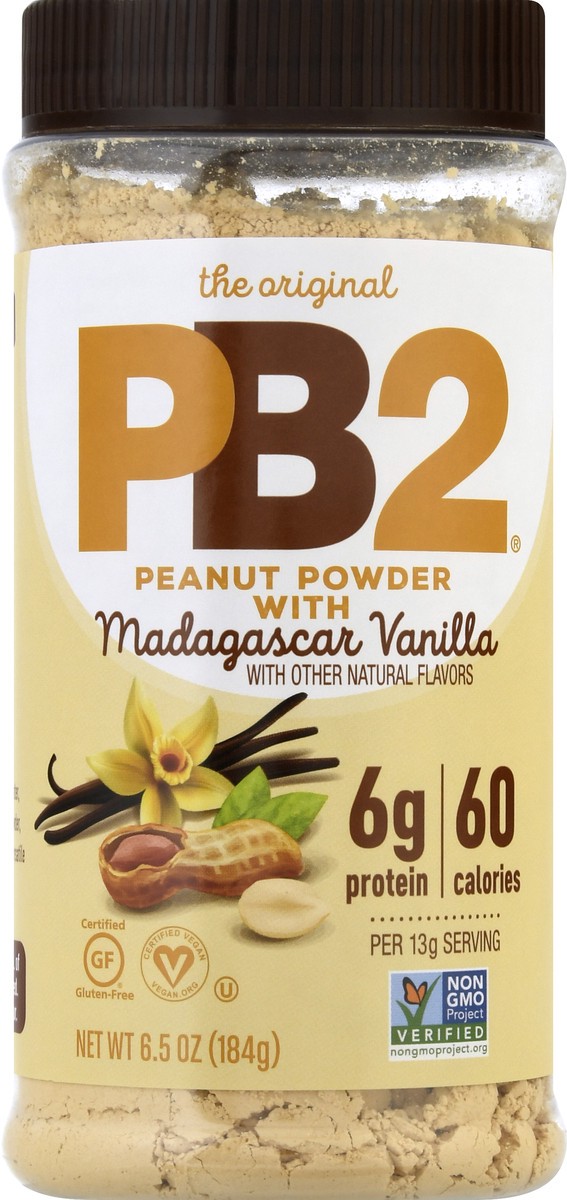 slide 1 of 9, PB2 With Madagascar Vanilla Peanut Powder 6.5 oz, 6.5 oz