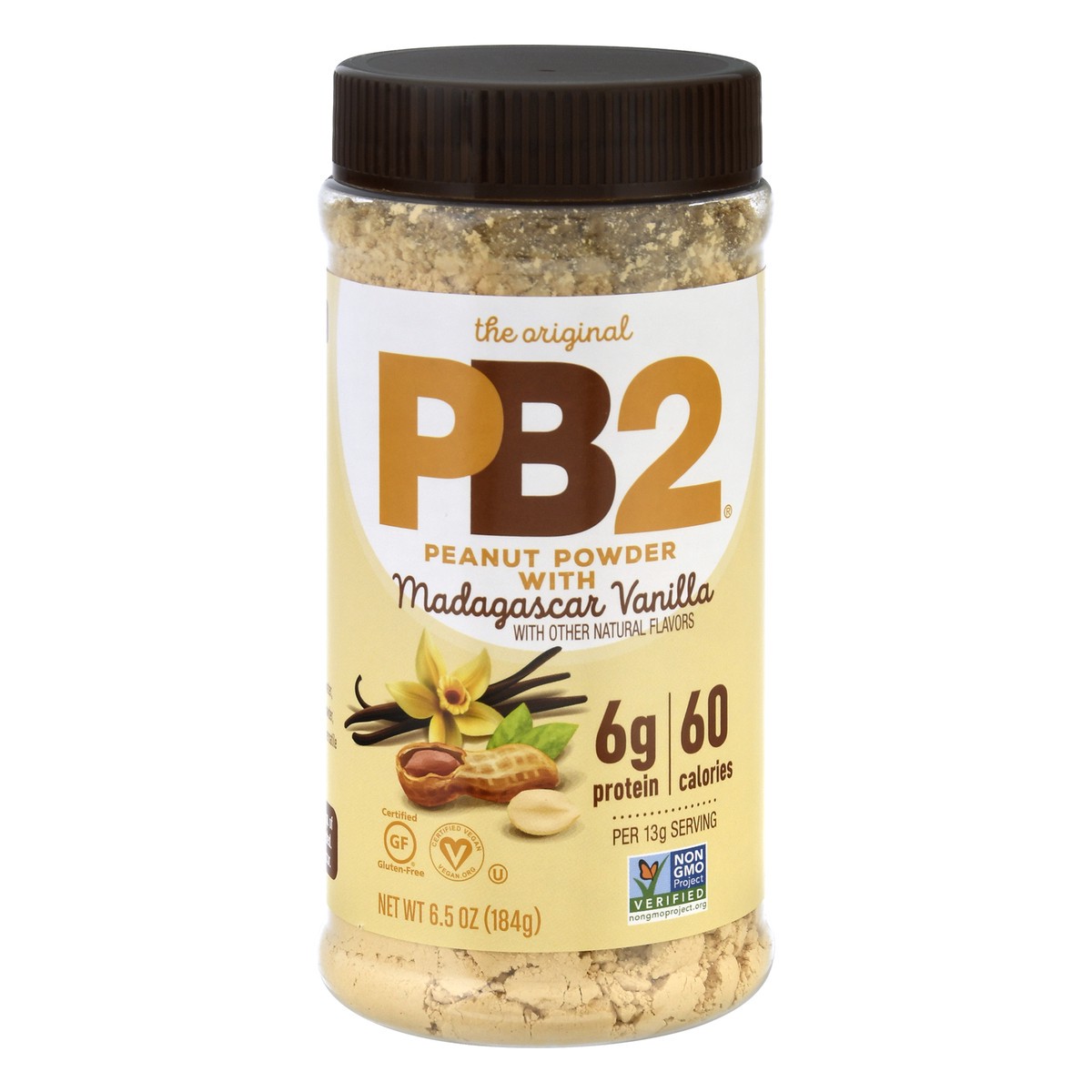 slide 1 of 9, PB2 With Madagascar Vanilla Peanut Powder 6.5 oz, 6.5 oz