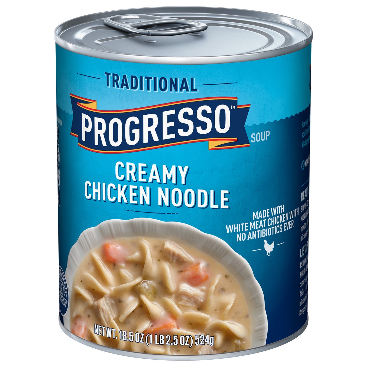 slide 5 of 9, Progresso Traditional, Creamy Chicken Noodle Canned Soup, 18.5 oz., 18.5 oz