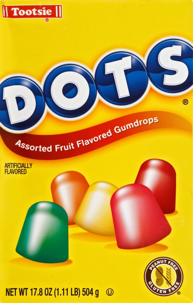 slide 4 of 4, Dots Assorted Fruit Flavored Gumdrops, 17.8 oz