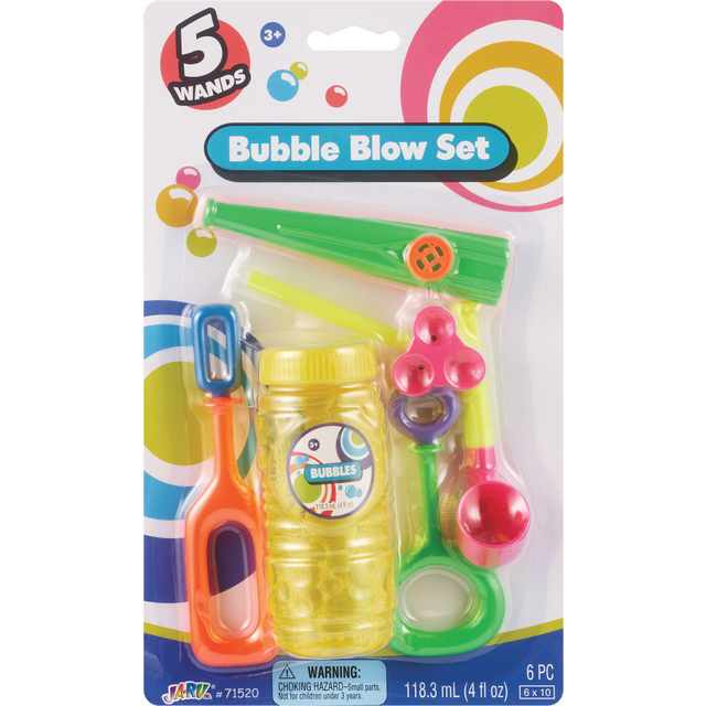 slide 1 of 1, Ja-Ru 5-In-1 Bubble Blow Set, 1 ct