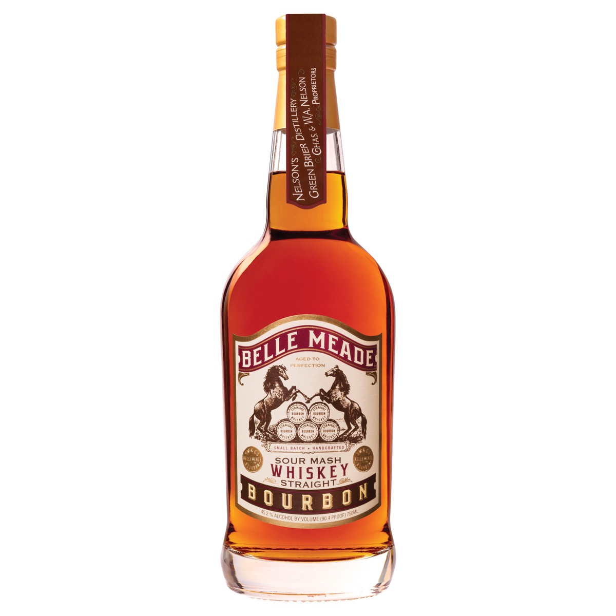 slide 1 of 9, Belle Meade Bourbon Whiskey, 750 mL Bottle, 90.4 Proof, 25.36 fl oz