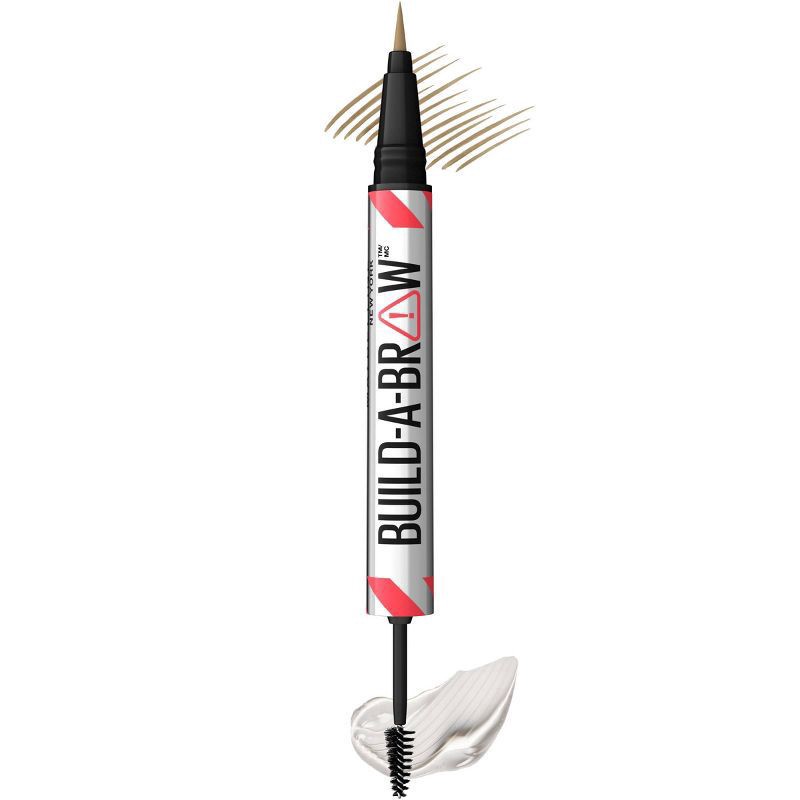 slide 6 of 6, Maybelline Build-a-Brow Blonde 250 2-in-1 Brow Pen + Sealing Gel 1 ea, 1 ct