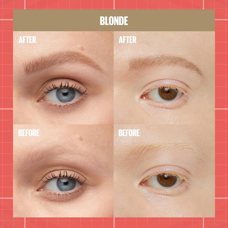 slide 5 of 6, Maybelline Build-a-Brow Blonde 250 2-in-1 Brow Pen + Sealing Gel 1 ea, 1 ct