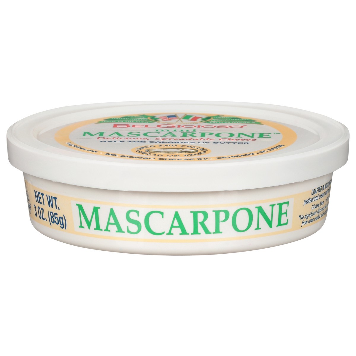 slide 5 of 13, BelGioioso Mini Mascarpone Spreadable Spreadable Cheese 3 oz, 3 oz