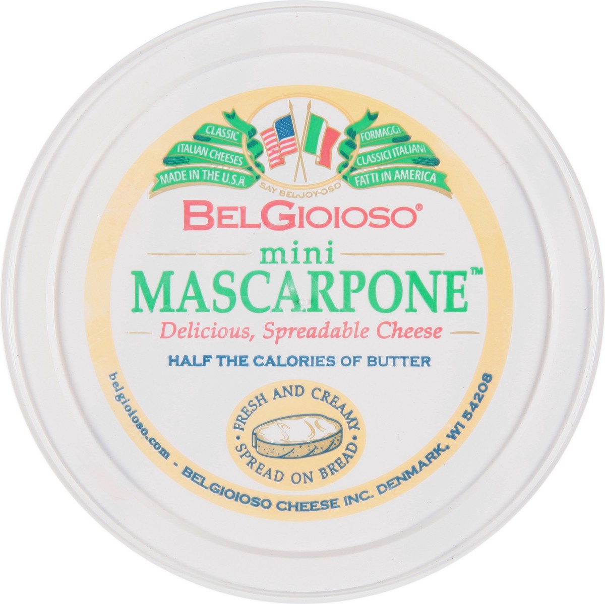 slide 11 of 13, BelGioioso Mini Mascarpone Spreadable Spreadable Cheese 3 oz, 3 oz