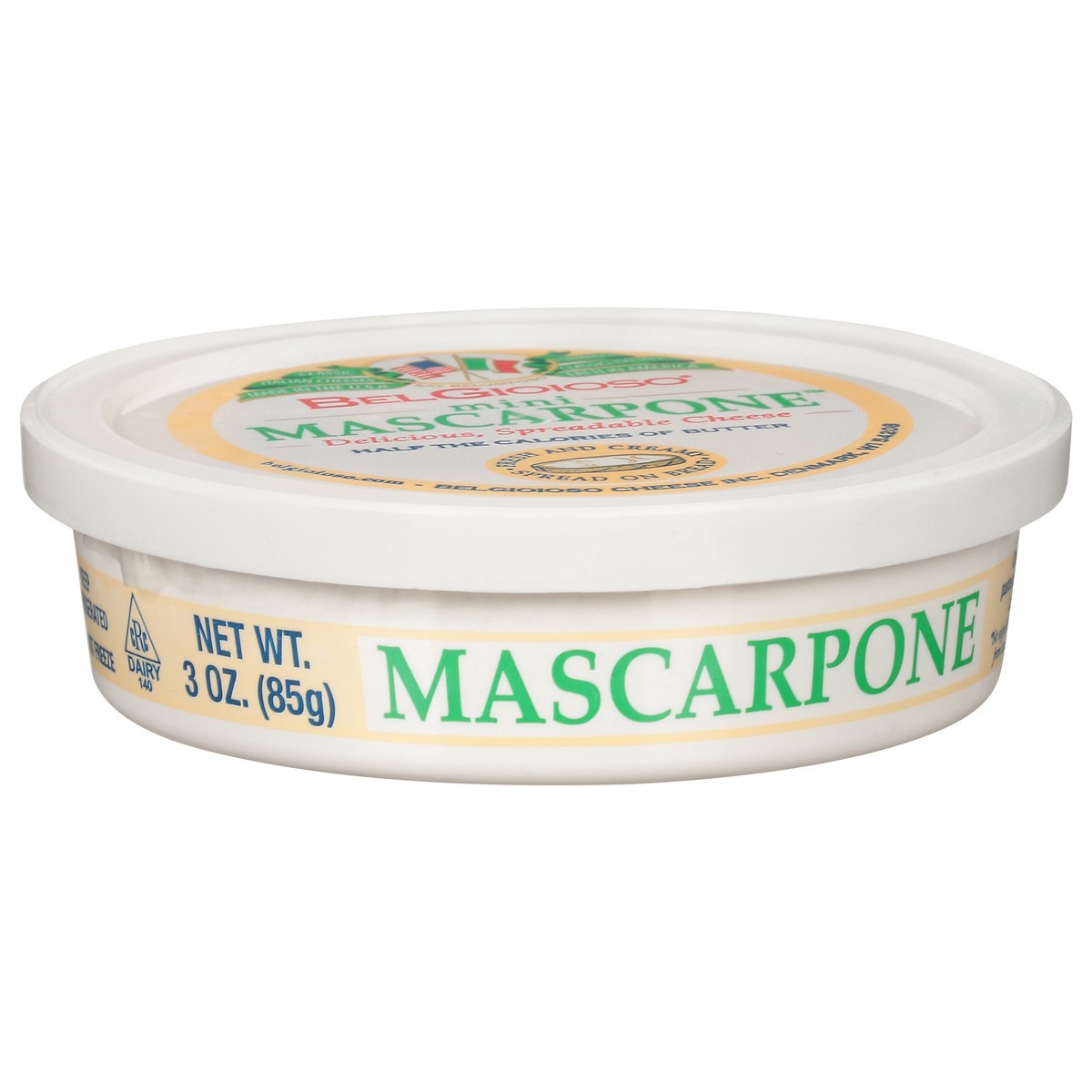 slide 7 of 13, BelGioioso Mini Mascarpone Spreadable Spreadable Cheese 3 oz, 3 oz