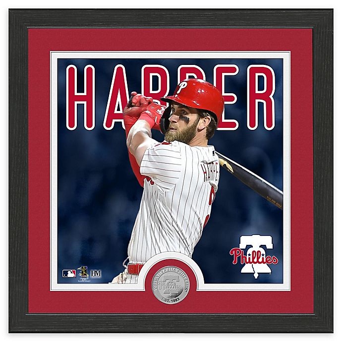 slide 1 of 1, MLB Philadelphia Phillies Bryce Harper Photo Mint, 1 ct