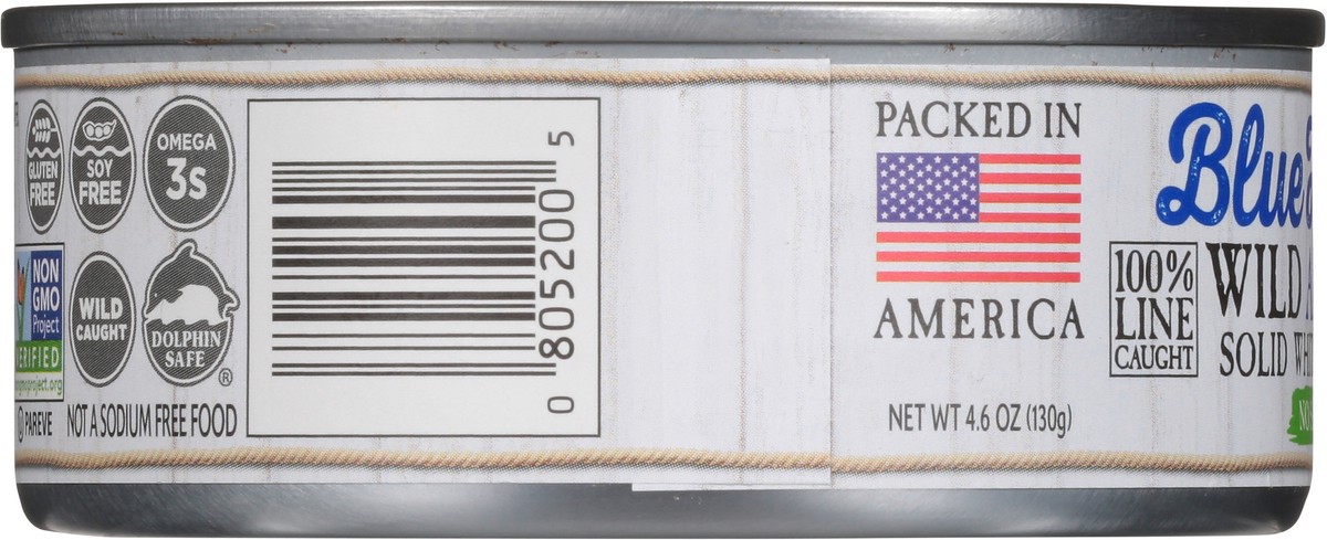 slide 6 of 9, Blue Harbor Fish Co. Solid White In Water, No Salt (drained, 4.6 oz