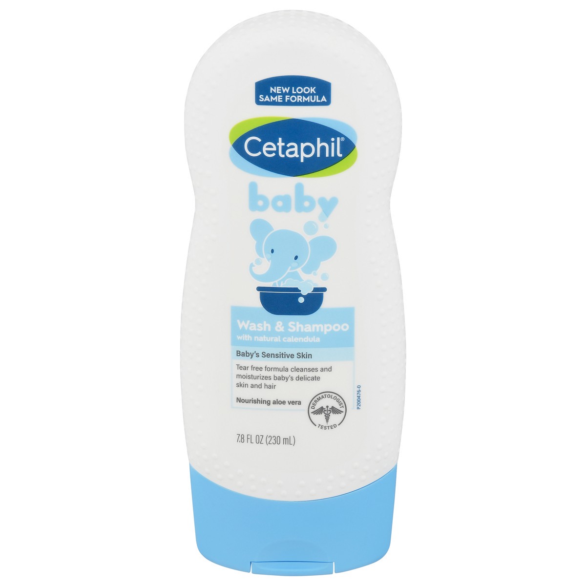 slide 1 of 11, Cetaphil Baby's Sensitive Skin Wash & Shampoo with Natural Calendula 7.8 fl oz, 7.8 oz