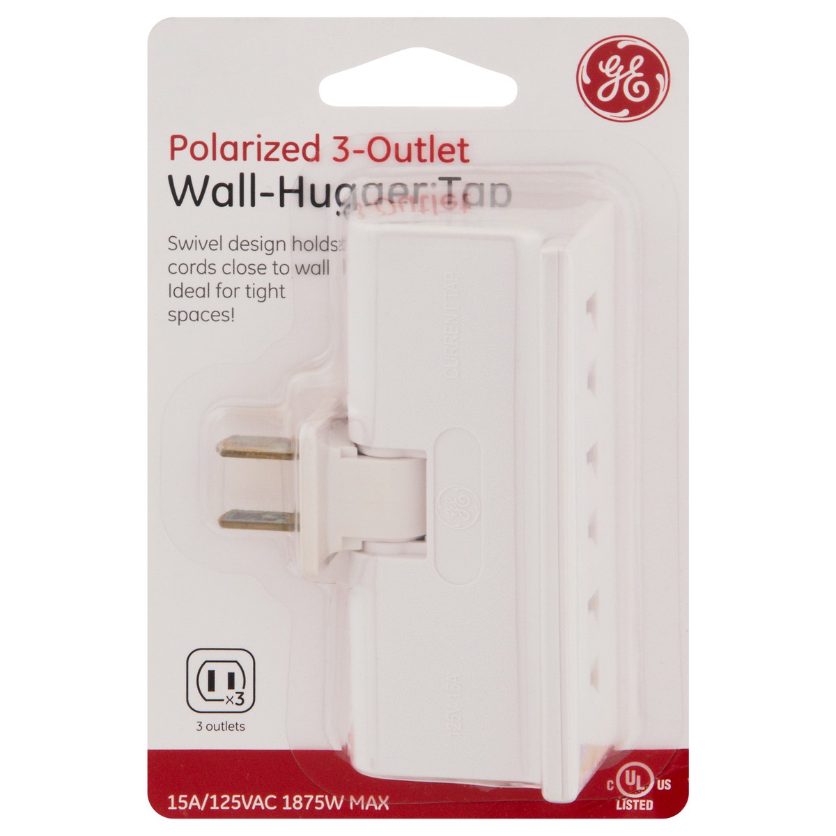 slide 1 of 9, Ge Wall Hug Adapter, 1 ct