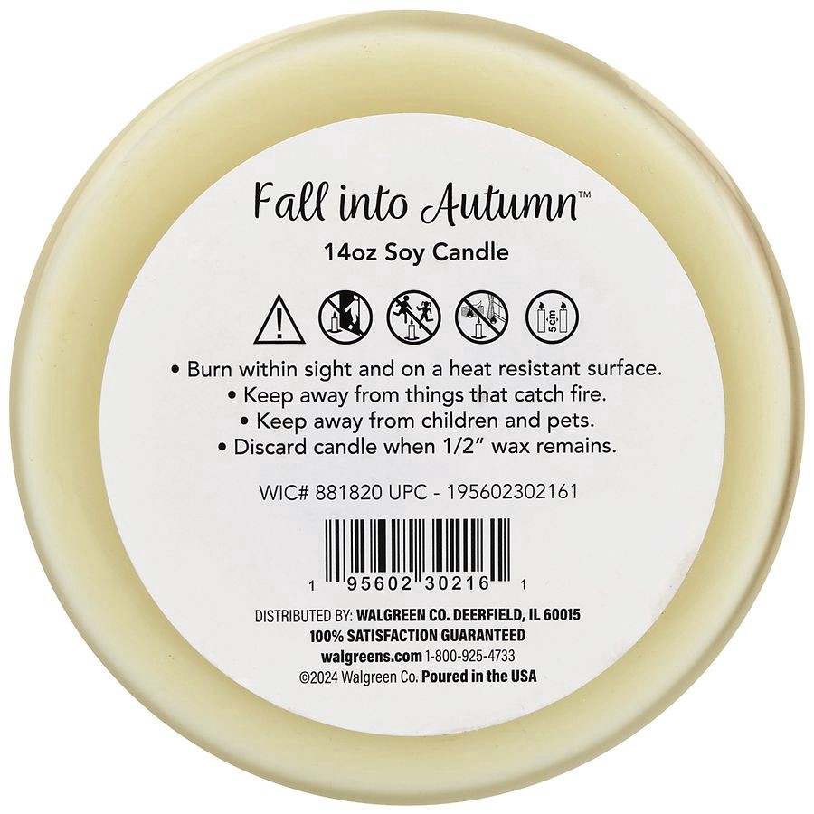slide 3 of 5, Fall into Autumn Soy Candle Harvest, 14 oz
