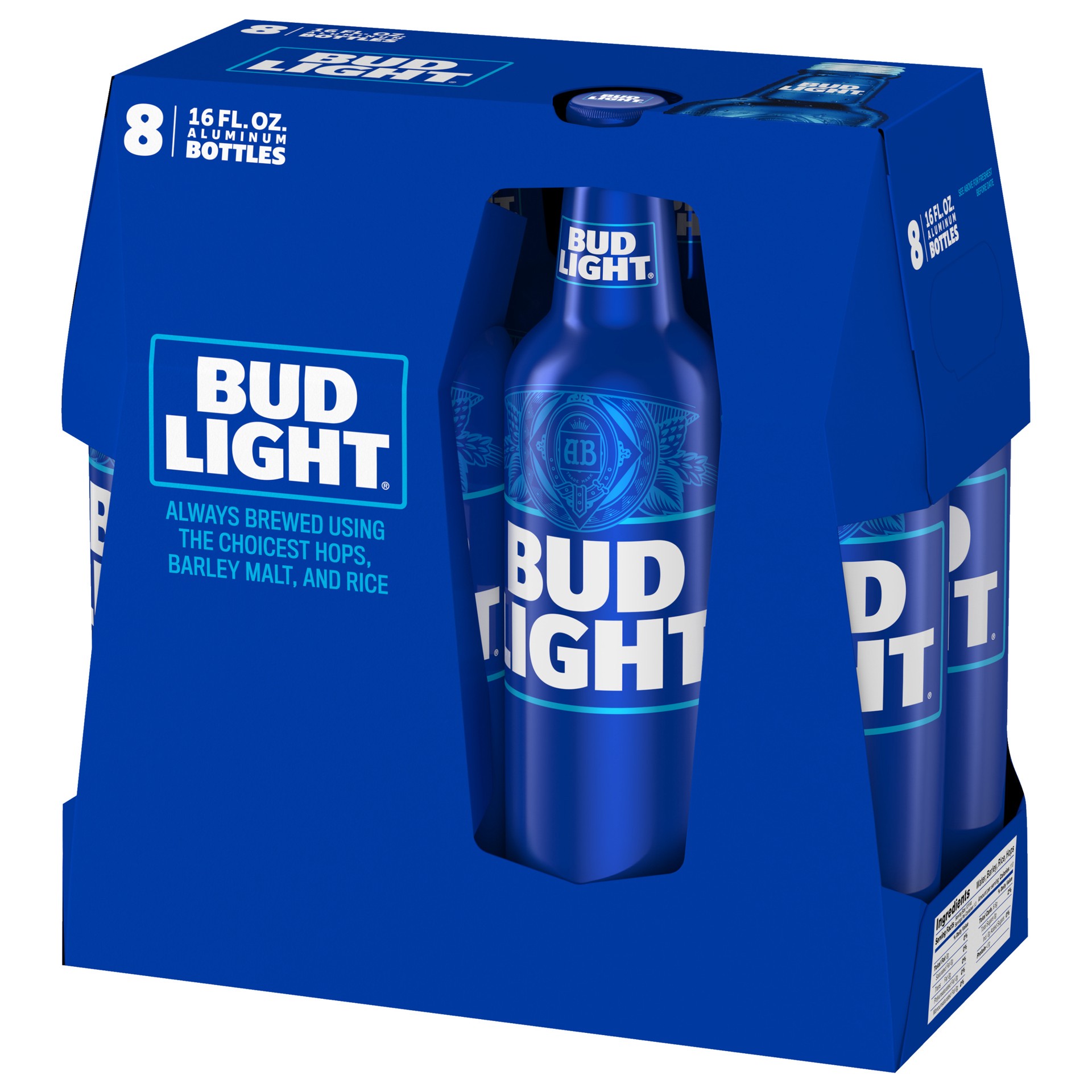 slide 6 of 8, Bud Light Beer, 8 ct; 16 oz