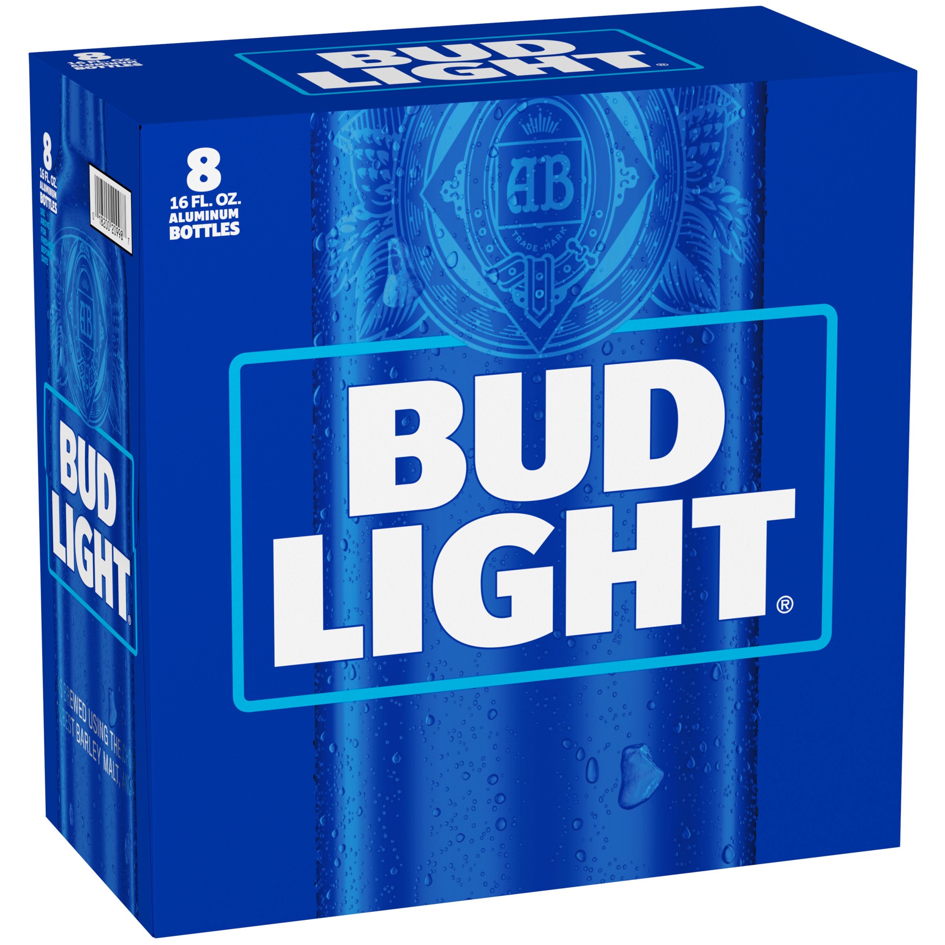 slide 1 of 8, Bud Light Beer, 8 Pack Beer, 16 FL OZ Bottles, 8 ct; 16 oz