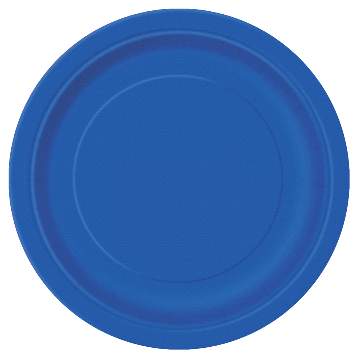 slide 1 of 1, Unique Industries Unique Royal Blue 7 in Plate Value Pack, 50 ct