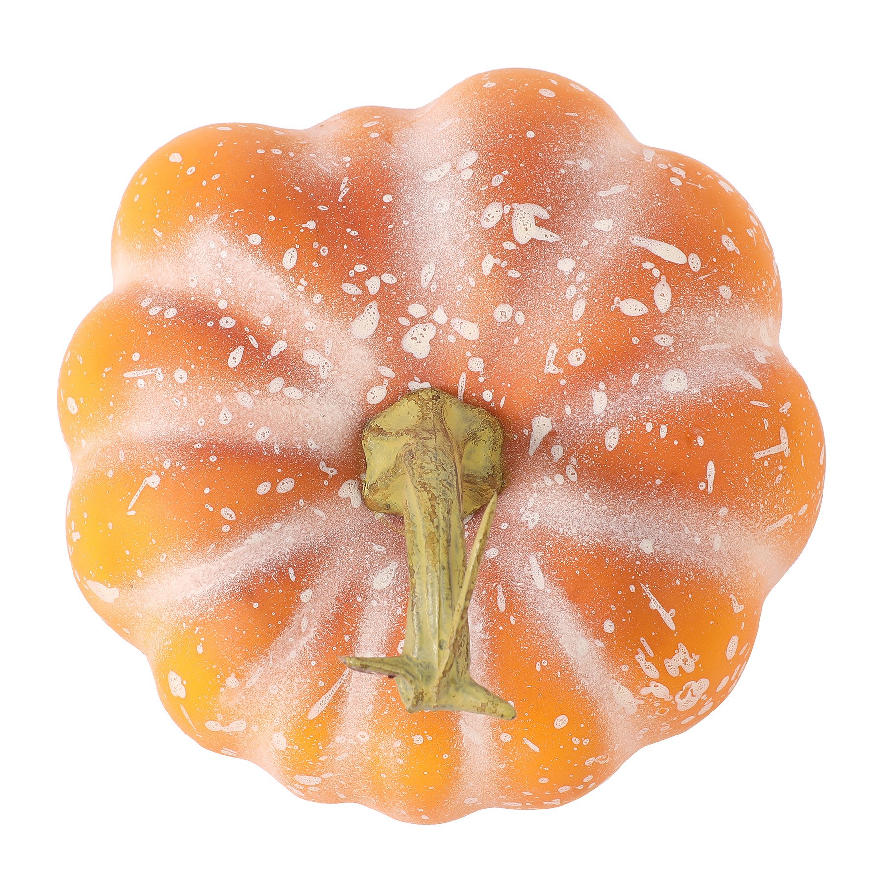 slide 2 of 2, 4" Yellow Speckled Decorative Pumpkin By Ashland, 4 in