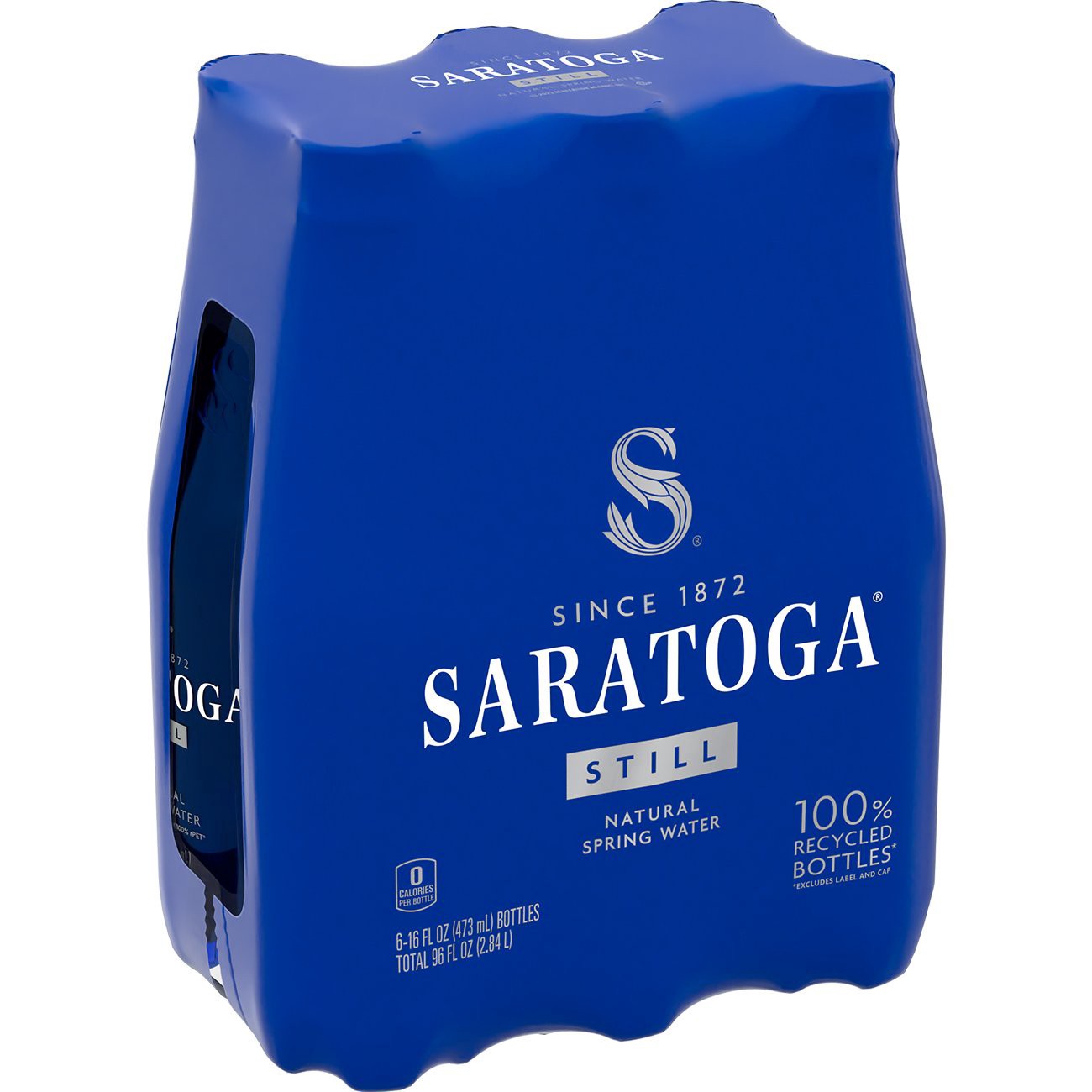slide 1 of 1, Saratoga Still Spring Water, Recycled PET Bottle, , Pack of 6 - 6 ct, 6 ct; 16 oz