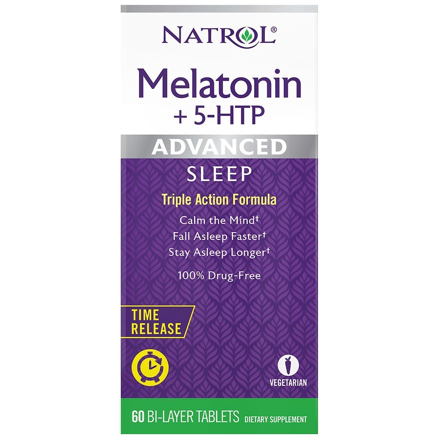 slide 1 of 2, Natrol Advanced Sleep Melatonin Plus 5-Htp, 60 ct