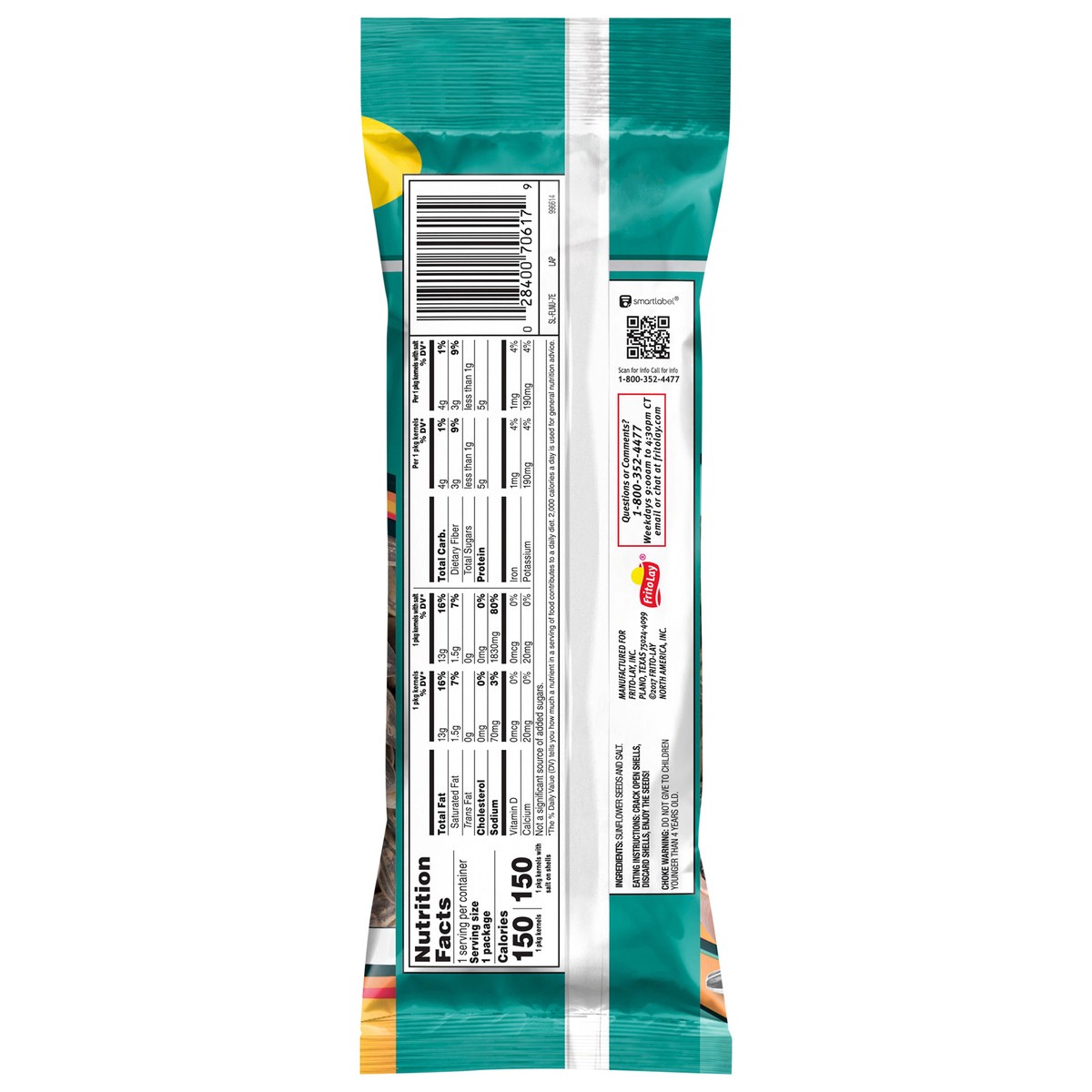 slide 3 of 8, Frito-Lay Sunflower Seeds Original 1 3/4 Oz, 1.75 oz