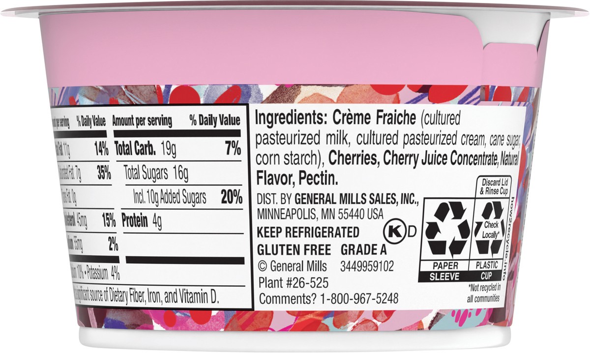slide 3 of 13, Häagen-Dazs Haagen Dazs Cultured Cream Yogurt Style Snack, Black Cherry, 4 oz Cup, 4 oz