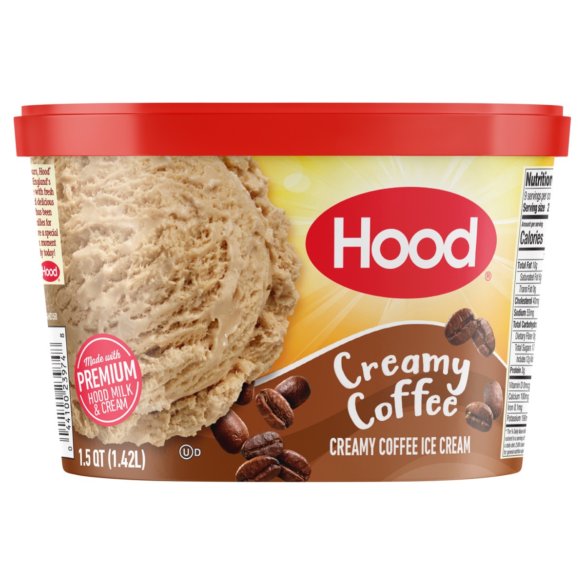 slide 1 of 11, Hood Creamy Coffee Ice Cream, 48 fl ozz