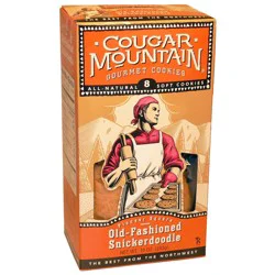 Cougar Mountain Old-Fashioned Snickerdoodle Cookies 8 Count