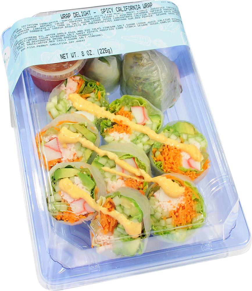 slide 1 of 1, AFC Delight Sushi Wrap, 8 oz
