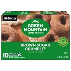 Green Mountain Coffee Roasters Brown Sugar Crumble Keurig Single-Serve K-Cup pods, Medium Roast Coffee, 10 Count