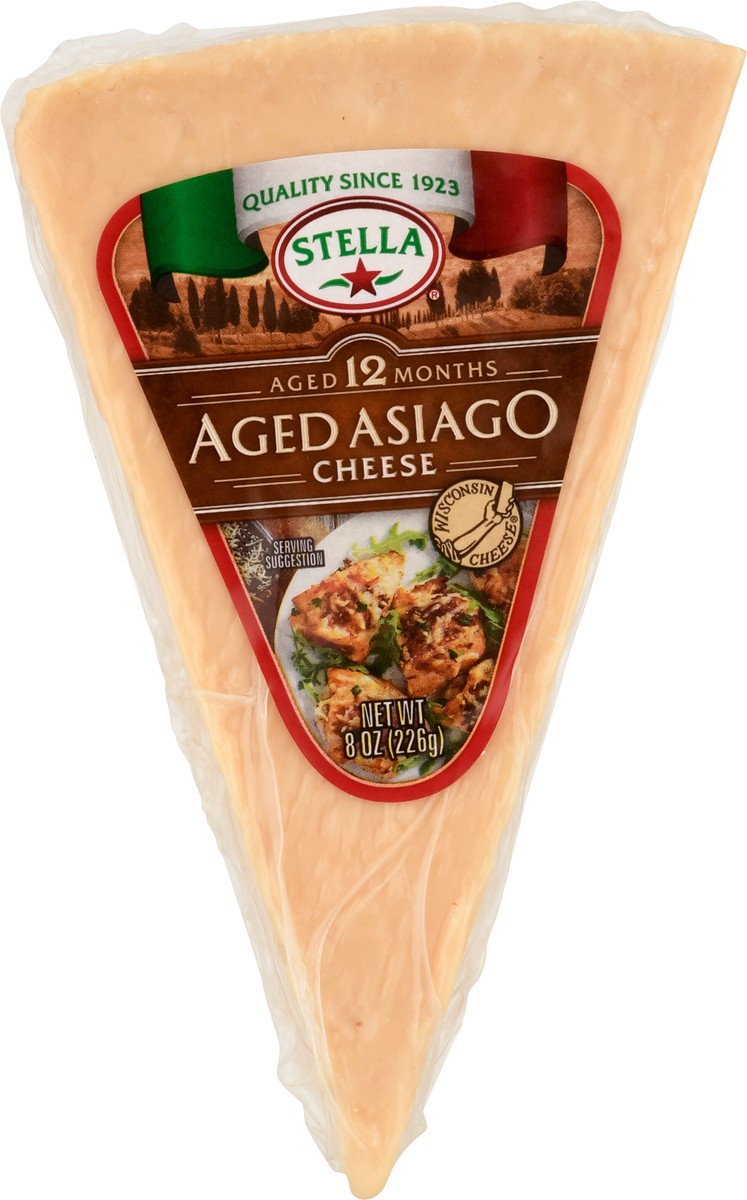 slide 10 of 11, Stella Aged Asiago Cheese 8 oz, 8 oz